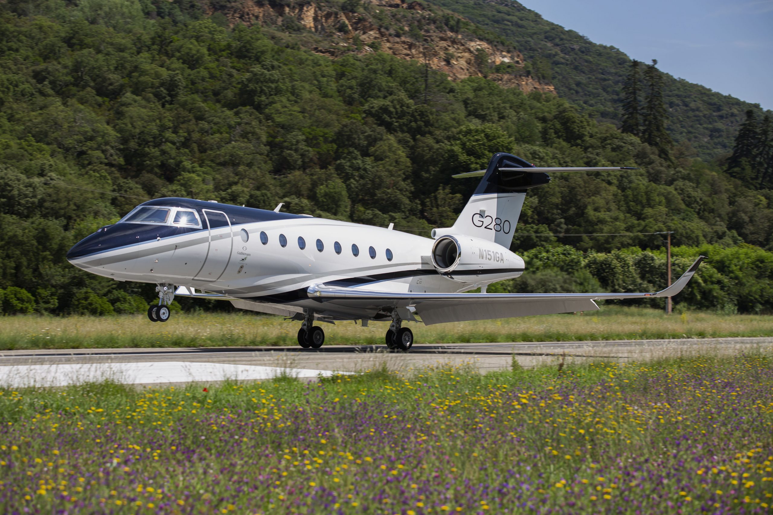 Gulfstream G280 à Nice Sud De La France